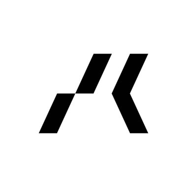 Mektup Pk logo tasarım vektörü