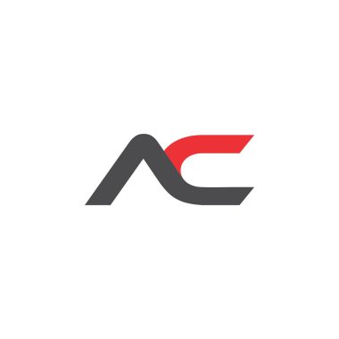 Letter Ac logo tasarım vektörü