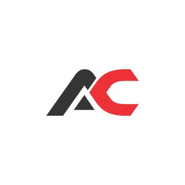 Letter Ac logo tasarım vektörü