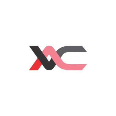 Letter Xc logo tasarım vektörü