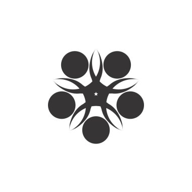 İnsanlar Grubu logo tasarım vektörü