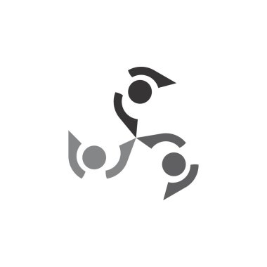 İnsanlar Grubu logo tasarım vektörü