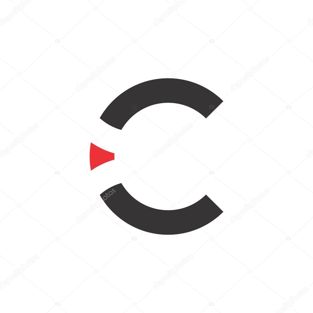 C letter logo design vector