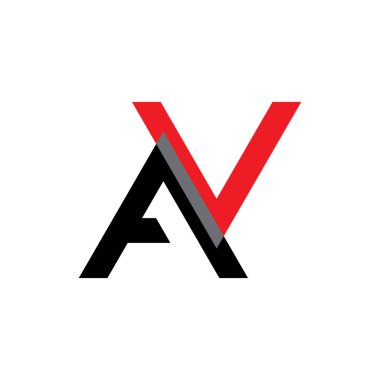 N harfi veya Av logosu tasarım vektörü