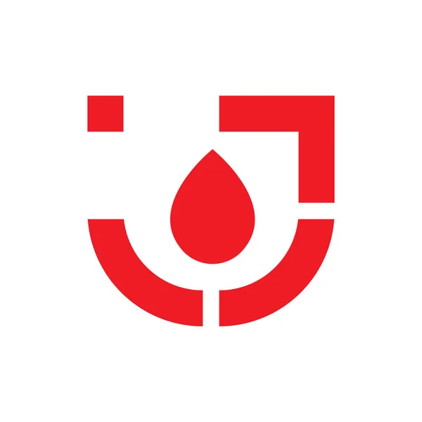 Вектор дизайну логотипу Blood Donation — стоковий вектор