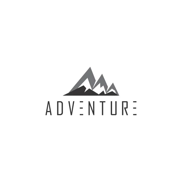 M harfi Mount Adventure logo tasarım vektörü