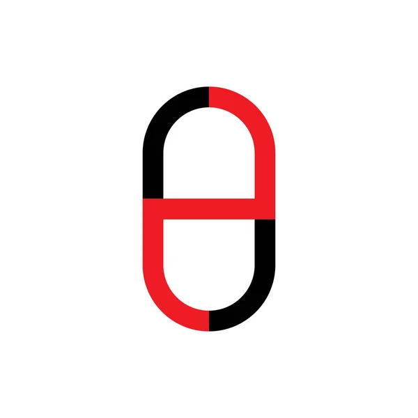 Sayı 8 logo tasarım vektörü ile Kapsül