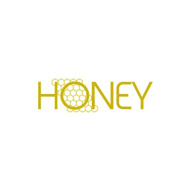 Honey Comb logo tasarım vektörü