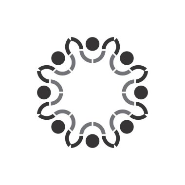 İnsanlar Grubu logo tasarım vektörü