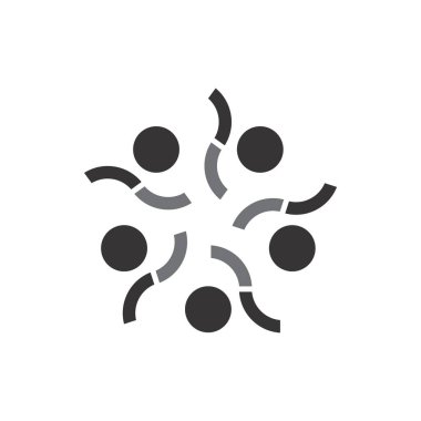 İnsanlar Grubu logo tasarım vektörü