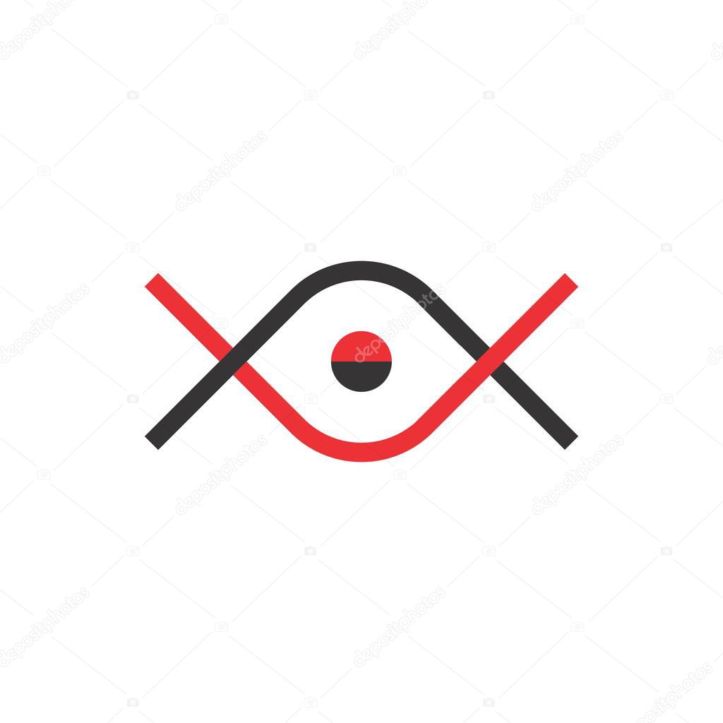 AV letter DNA  logo design vector