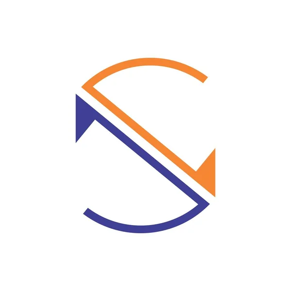 Вектор дизайну логотипу літери S — стоковий вектор