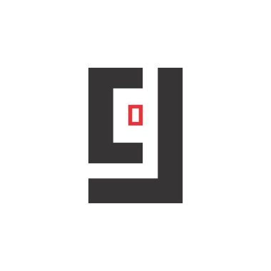 cg harf tasarım vektörü