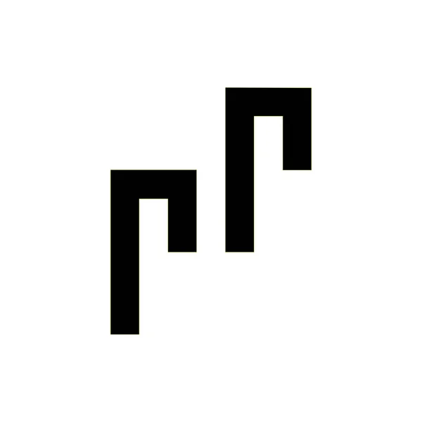 Вектор Дизайна Логотипа Буквы — стоковый вектор