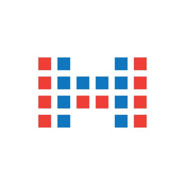 HM Harf Logo Tasarım Vektörü