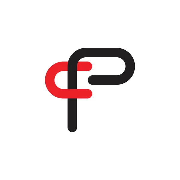 Carta Logotipo Design Vetor — Vetor de Stock