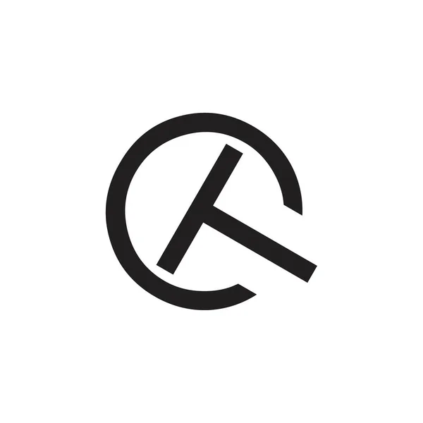 Písmeno Logo Design Vektor — Stockový vektor