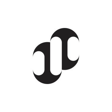 M Harfi Logo Tasarım Vektörü