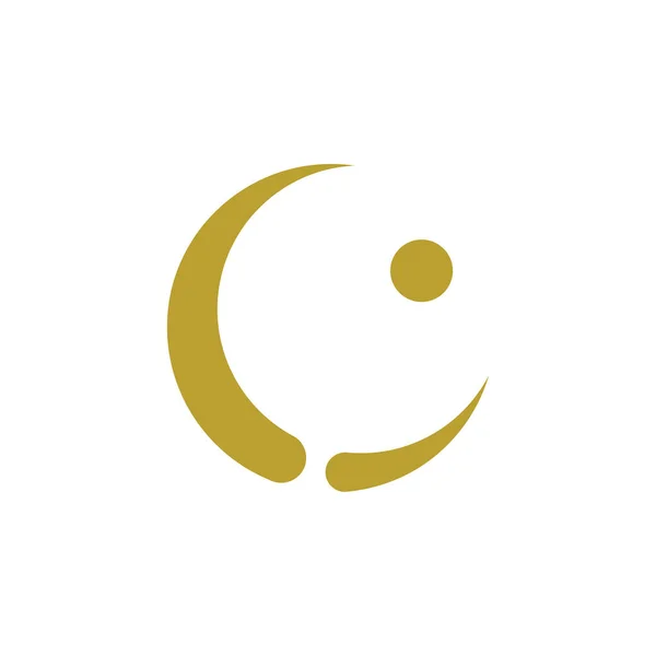 金新月标志设计矢量 — 图库矢量图片