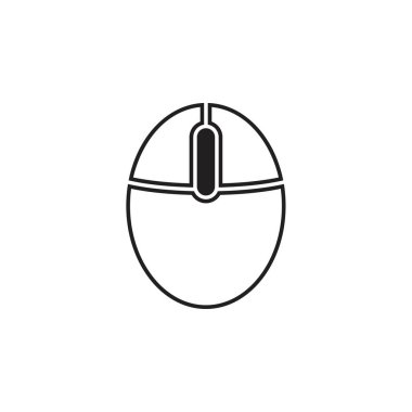 Optik Fare simgesi logo tasarım vektörü