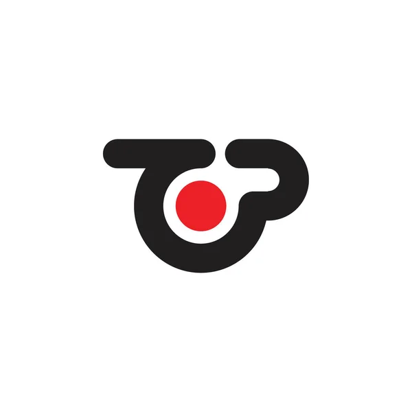 Top Carta Logotipo Design Vetor —  Vetores de Stock