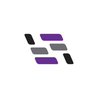 Döndürme T harfi logo tasarım vektörü