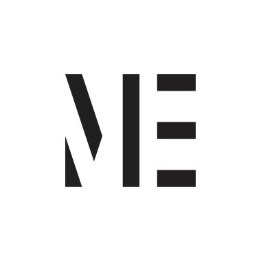 MB harfi logo tasarım vektörü