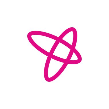 X Harfi Logo tasarım vektörü