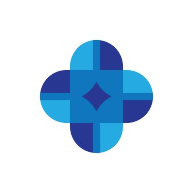 Artı tıbbi logo tasarım vektörü