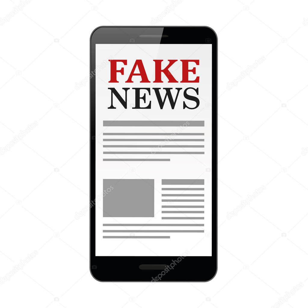 fake news media mobile phone