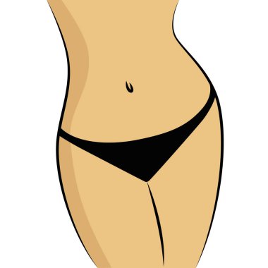 Güzel ve sağlıklı kadın bedeni