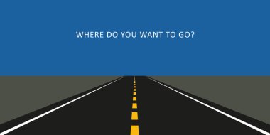 Asfalt yol nereye gitmek istiyorum