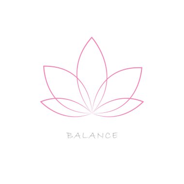 Lotus çiçek pembe renk