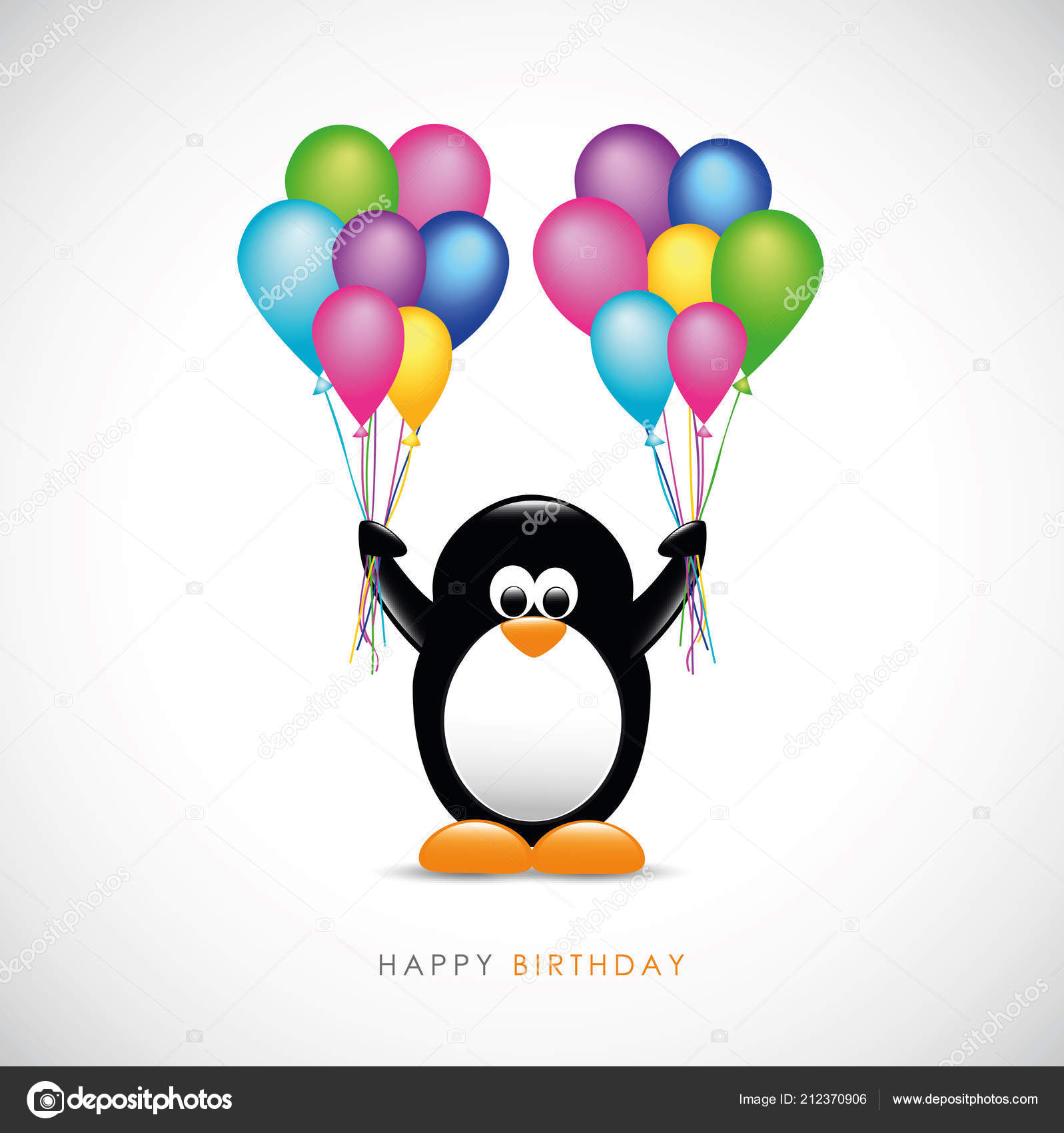Cute Penguin Flying With Colorful Helium Balloons Childish Cartoon Design Stock Vector C Krissikunterbunt Cute Penguin Flying With Colorful Helium Balloons Childish Cartoon Design Stock Vector C Krissikunterbunt