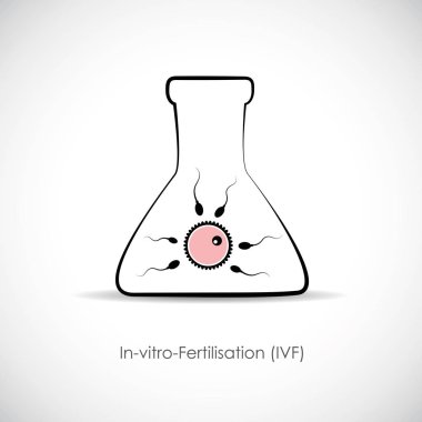 artificial insemination in the test tube clipart