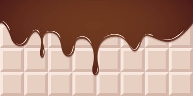 Beyaz arka plan çikolata şeker sırlıdır