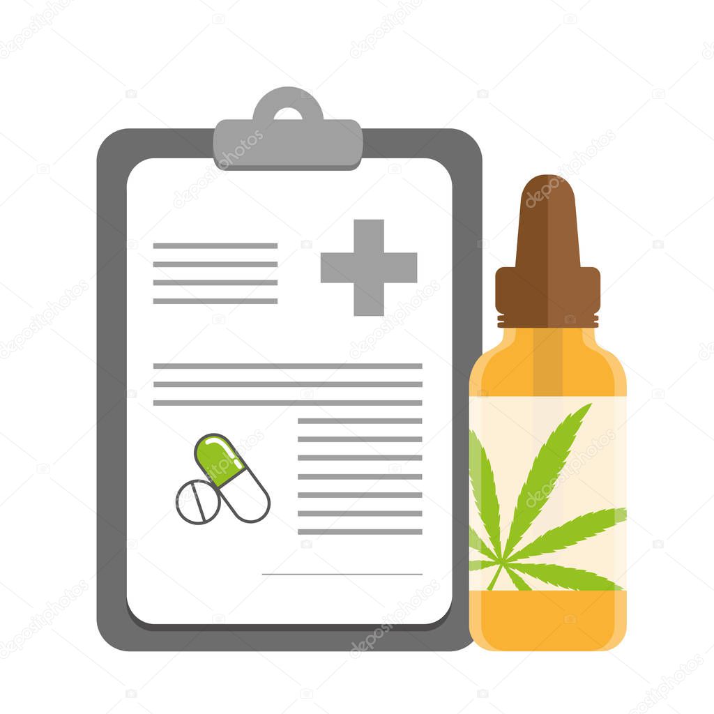 prescription cannabis oil phial medical marijuana