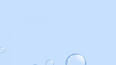 uçan mavi şeffaflık sabun köpüğü