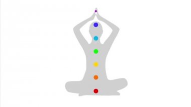 kişi siluet çakra ve anladığım kadarıyla açıklama ile meditasyon