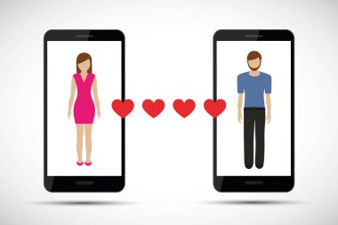 erkek ve kadın karakter ile app dating Online