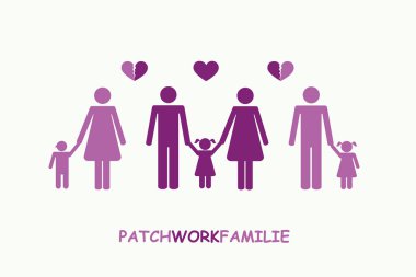 patchwork aile ayrılık kavramı sembol