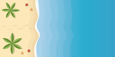 Palm Beach yaz tatili arka planında güzel ayak izleri.