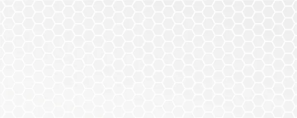 Vit abstrakt Honeycomb bakgrund — Stock vektor