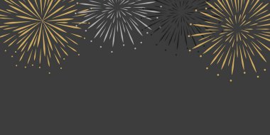 kopya alanı ile havai fişek kutlama arka plan