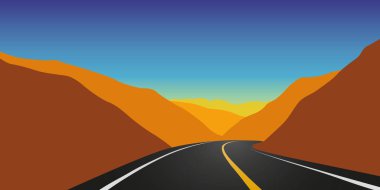 karayolu dağ yolu sonbahar manzara
