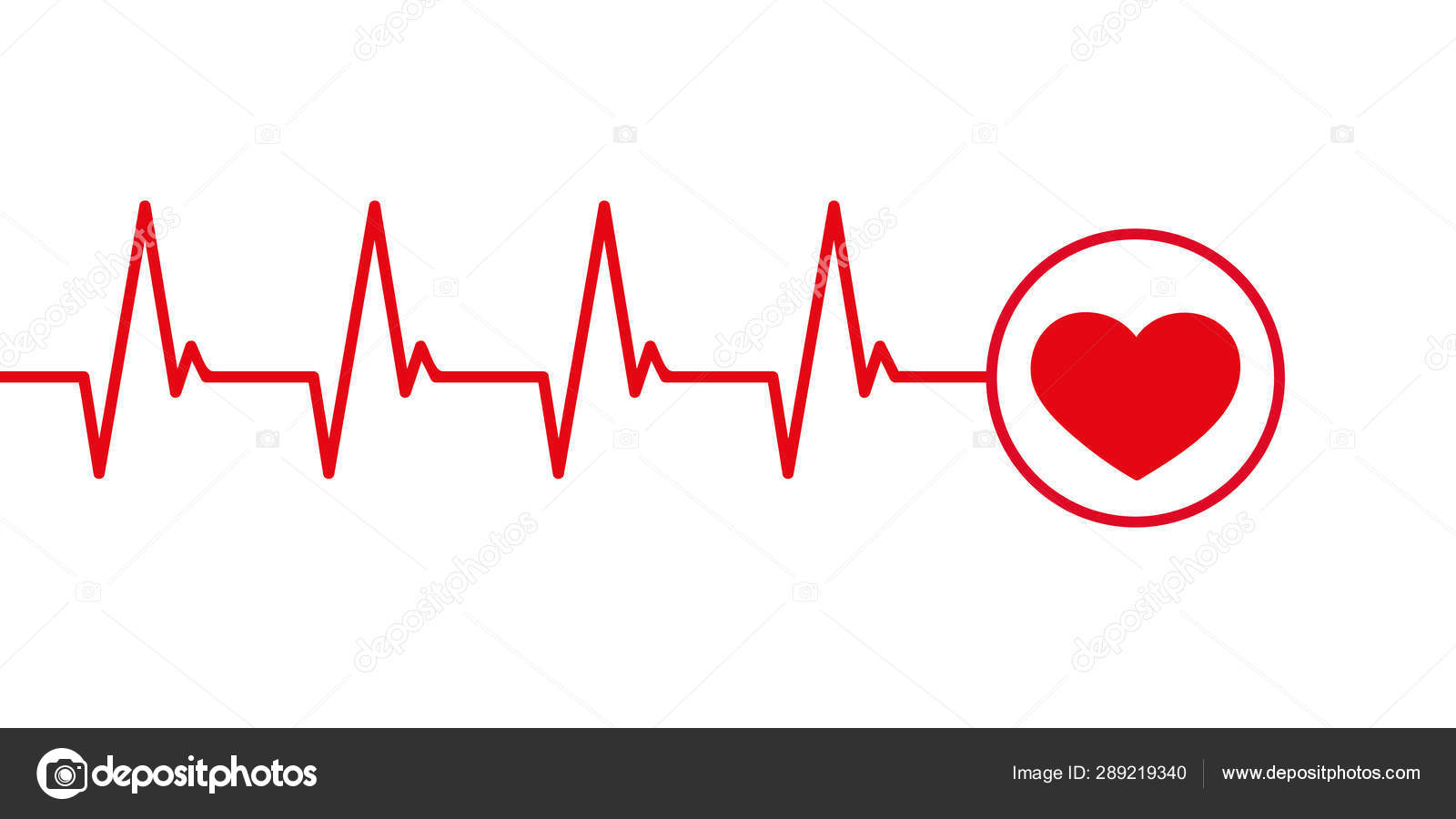 Heartbeat cardiography simple graphic isolated on white Stock Vector ...