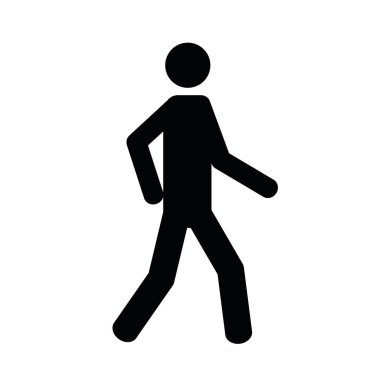adam pictogram simgesi gider