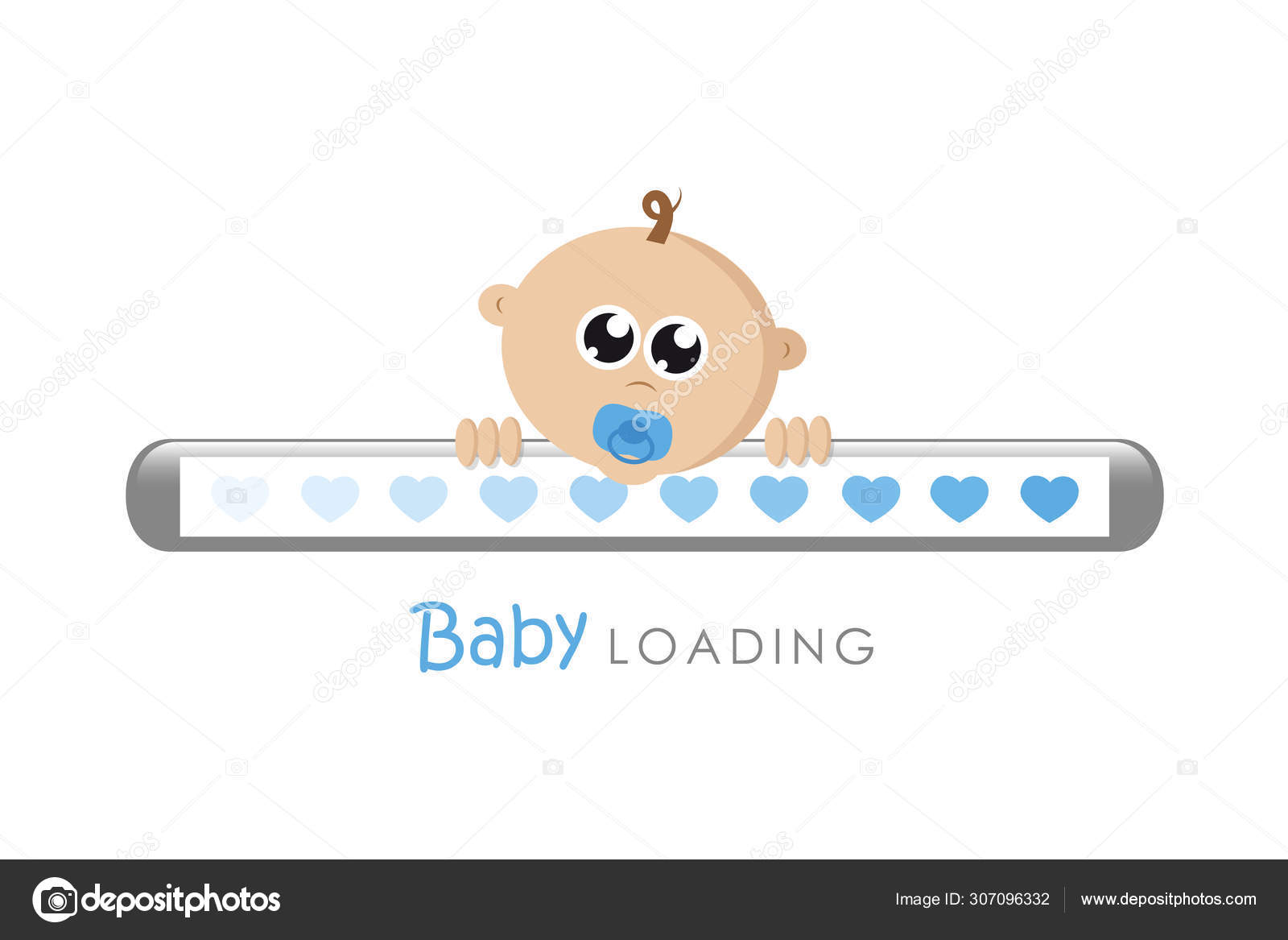 Loading Baby Vectores Graficos Imagenes Vectoriales Depositphotos
