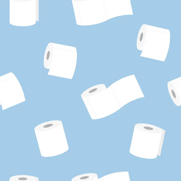 Rotolo di carta igienica modello senza cuciture — Vettoriale Stock