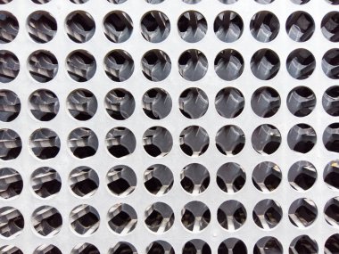 Çarpmayı önlemek için soyut gri geometrik desen arka plan plastik.